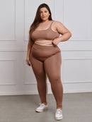 Conjunto Fitness Plus Size (calça + top)