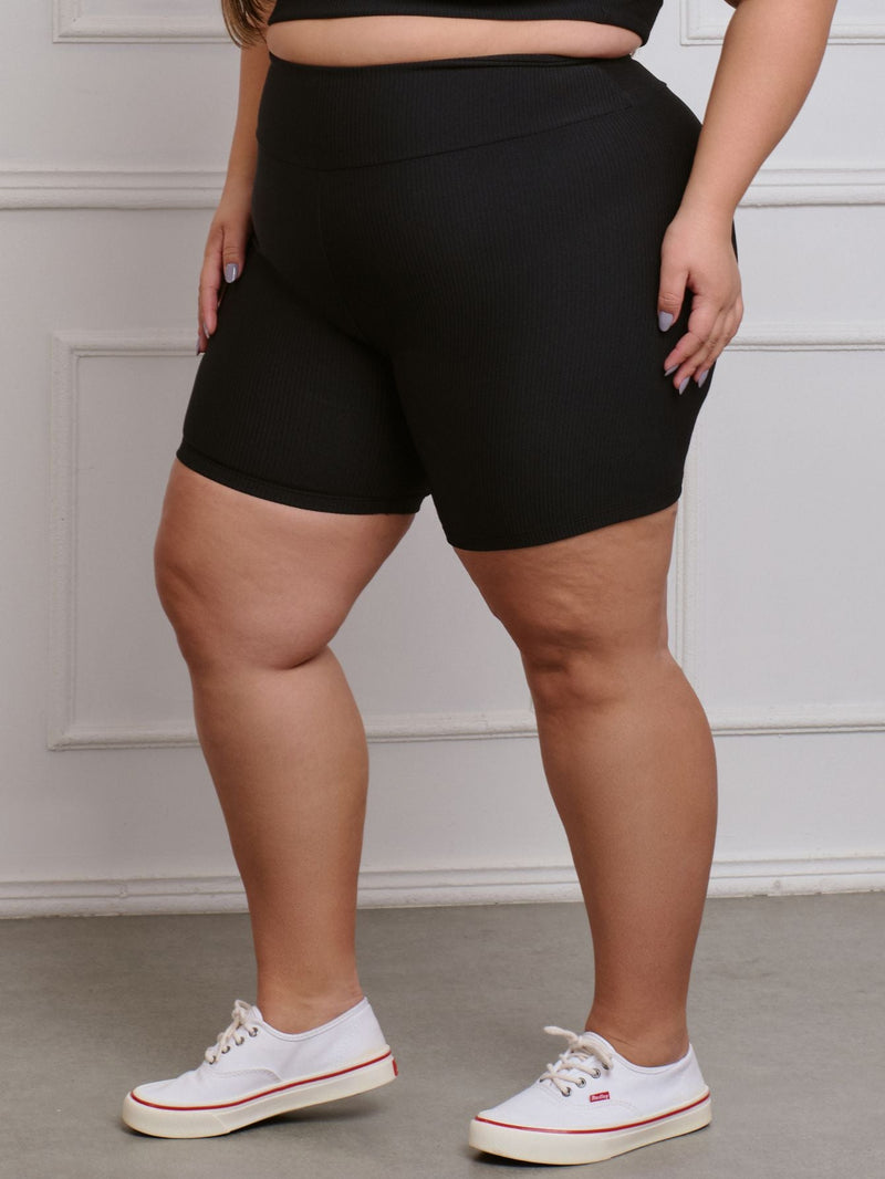 Bermuda Canelada Fitness Plus Size