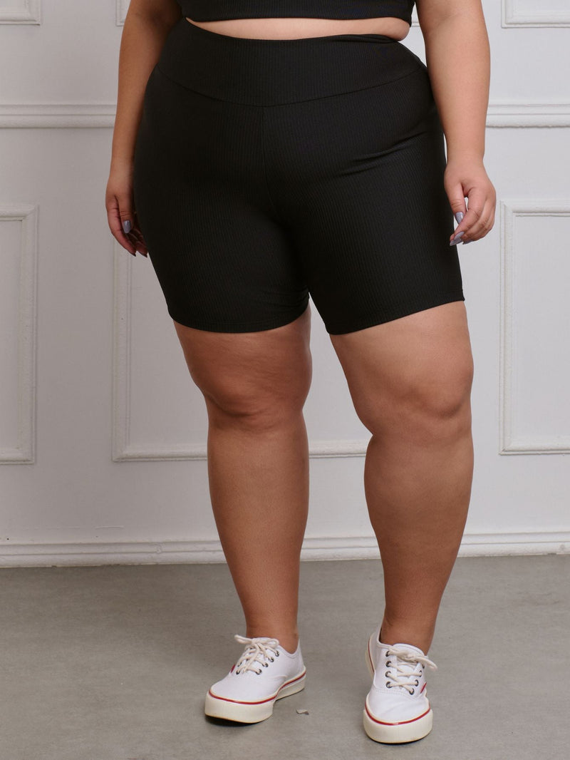 Bermuda Canelada Fitness Plus Size