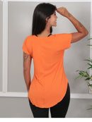 Blusa Barra Arredondada Tapa BumBum Fitness