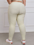 Calça Legging Canelado Fitness Plus Size