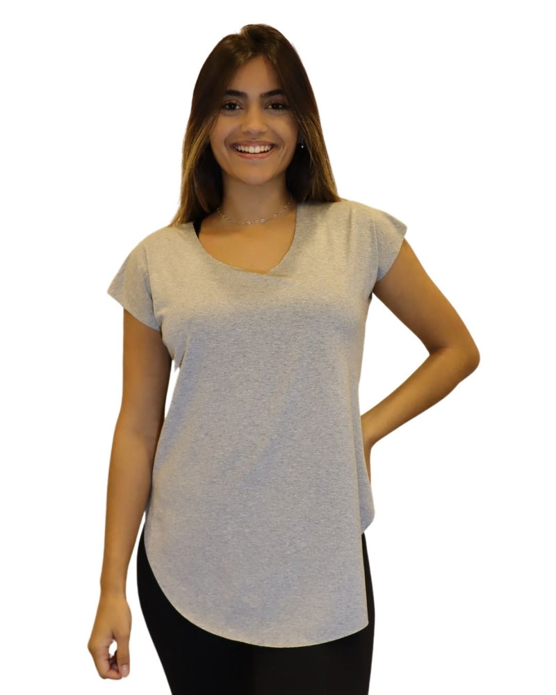 Blusa Barra Arredondada Tapa BumBum Fitness