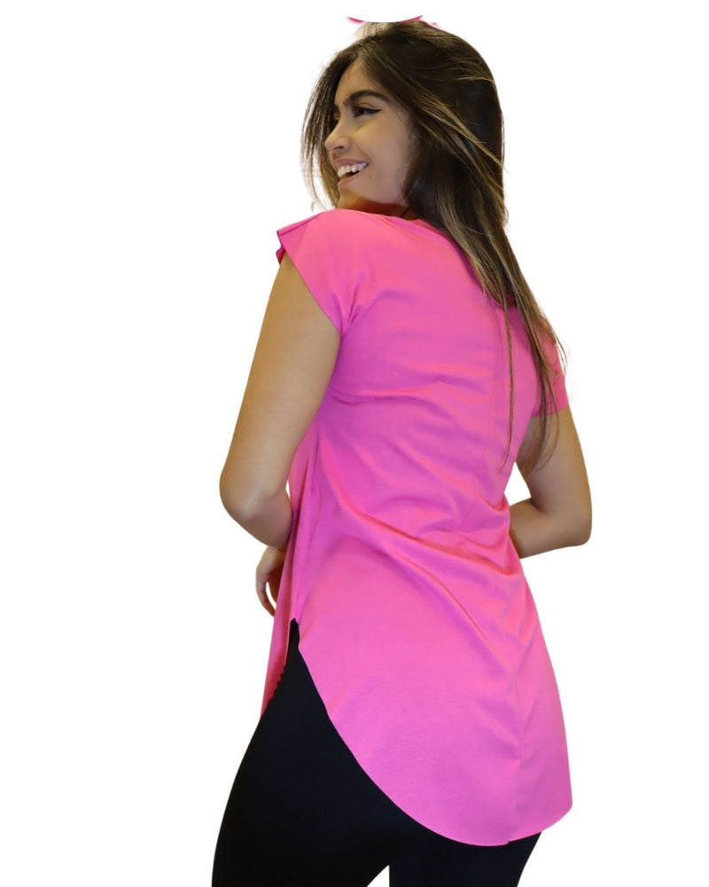 Blusa Barra Arredondada Tapa BumBum Fitness