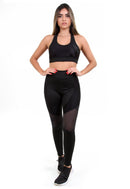 Conjunto Legging Detalhe Cirrê  + Top C/bojo
