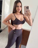 CONJUNTO CALÇA LEGGING + BLUSINHA