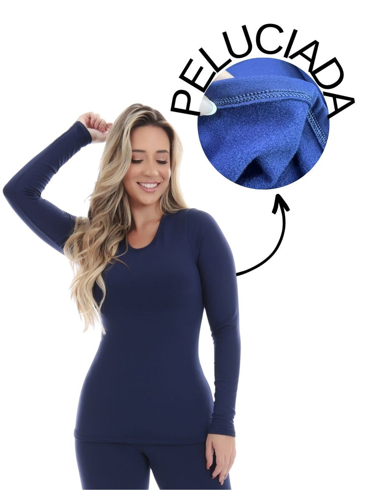 Blusa Térmica Flanelada Inverno
